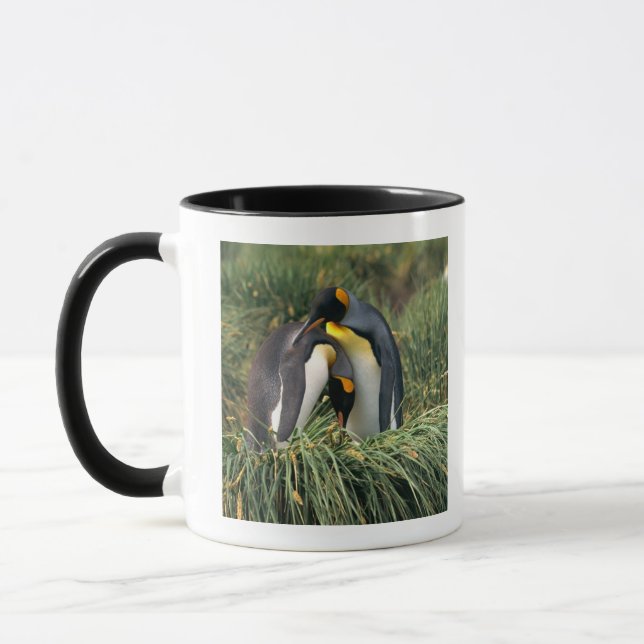 Taza Pingüinos de rey nuzzling (Izquierda)