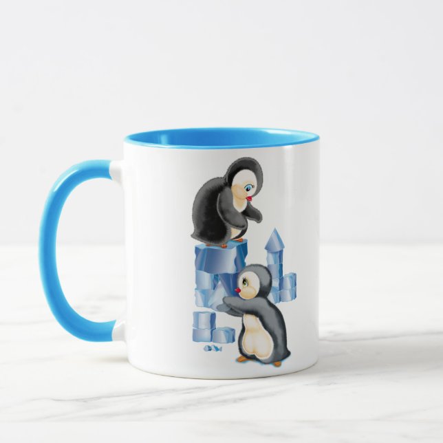 Taza pingüinos en la Antártida (Izquierda)