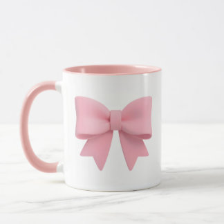 Taza Pink Bow Coffee Mug 🎀