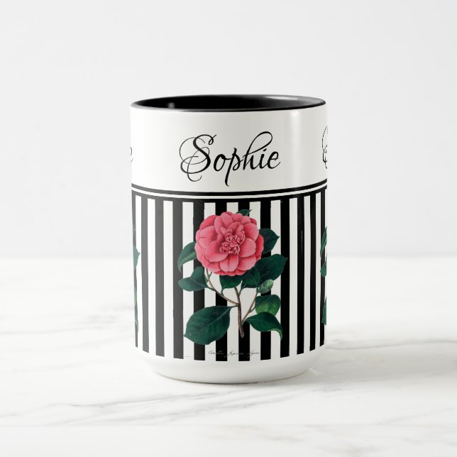 Taza Pink Camillia Floral Mug (Centro)