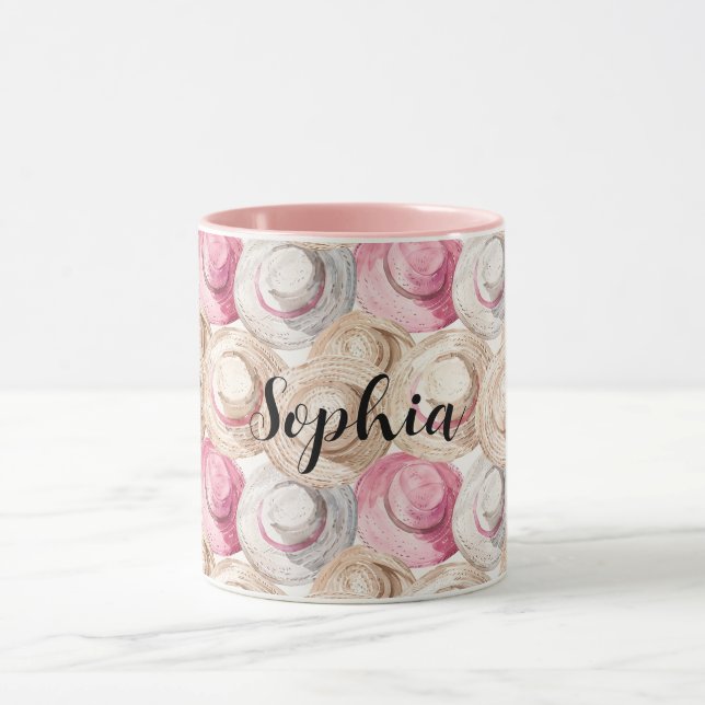 Taza Pink Cream Straw Hats (Centro)