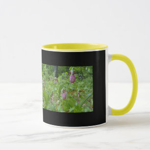 Taza Pink Lady Slippers - Wells Maine - foto de Wendy