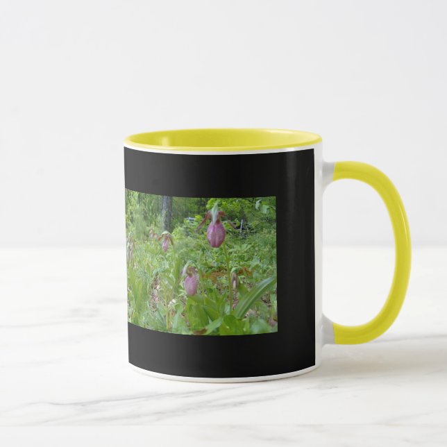 Taza Pink Lady Slippers - Wells Maine - foto de Wendy (Derecha)