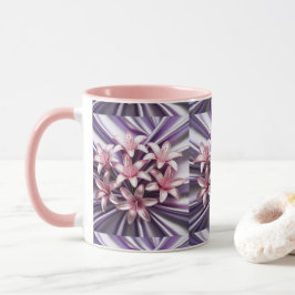Taza Pink Lilies Combo Mug