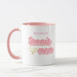 Taza Pink, mamá de tenis de moda y personalizada