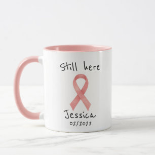 Taza Pink Ribbon   Custom Gift   Cancer Survivors