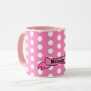 Taza Pink Ringer personalizada Combo Mug
