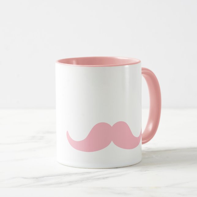 Taza Pinkery Mustache (Anverso derecho)