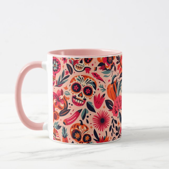 Taza Pinky Mexican Art Mug (Izquierda)