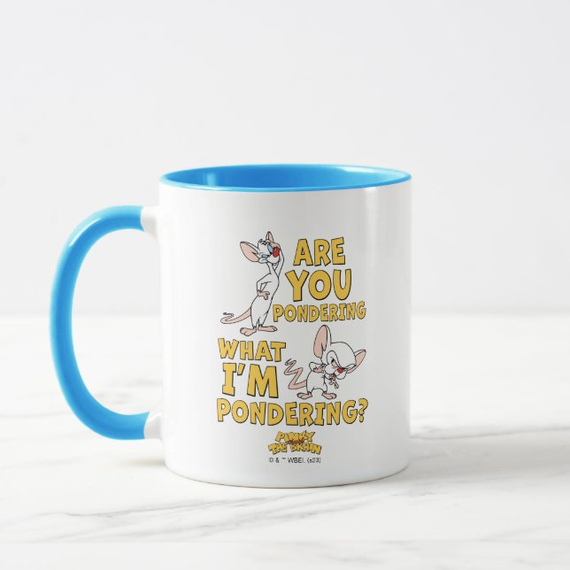 Taza Pinky y el cerebro | ¿Estás Pensando? (Izquierda)