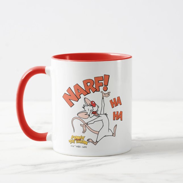 Taza Pinky y el cerebro | Pinky "Narf" (Izquierda)