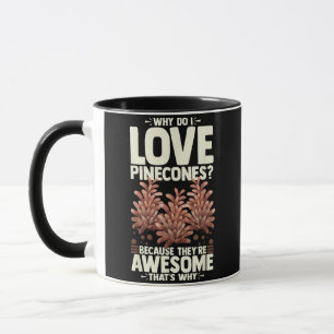 Taza Pino Árbol Divertido Planta Montaña Bosque