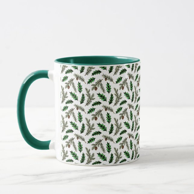 Taza Pino y acebo  (Izquierda)