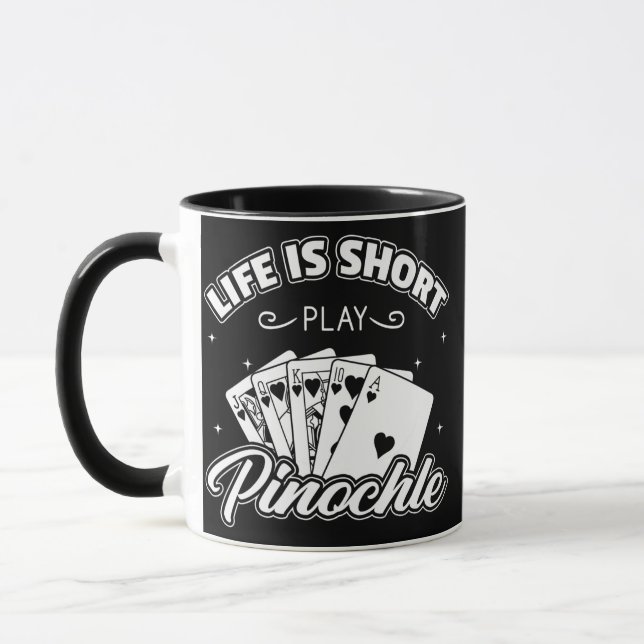Taza Pinochle Game Rules Cards Double Decks Points (Izquierda)