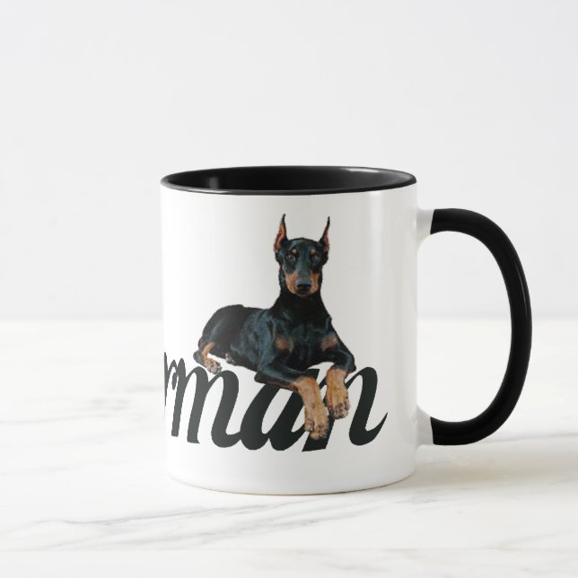Taza Pinscher del Doberman (Derecha)