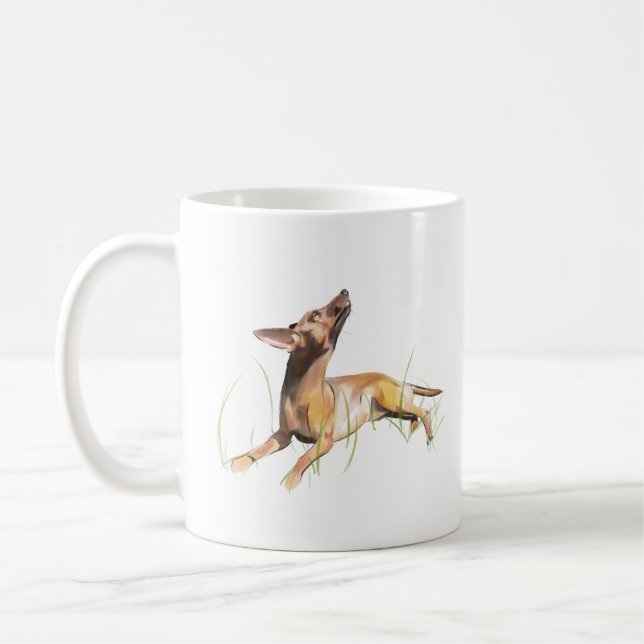 Taza Pinscher Miniatura, Café de Mamá Perro (Izquierda)