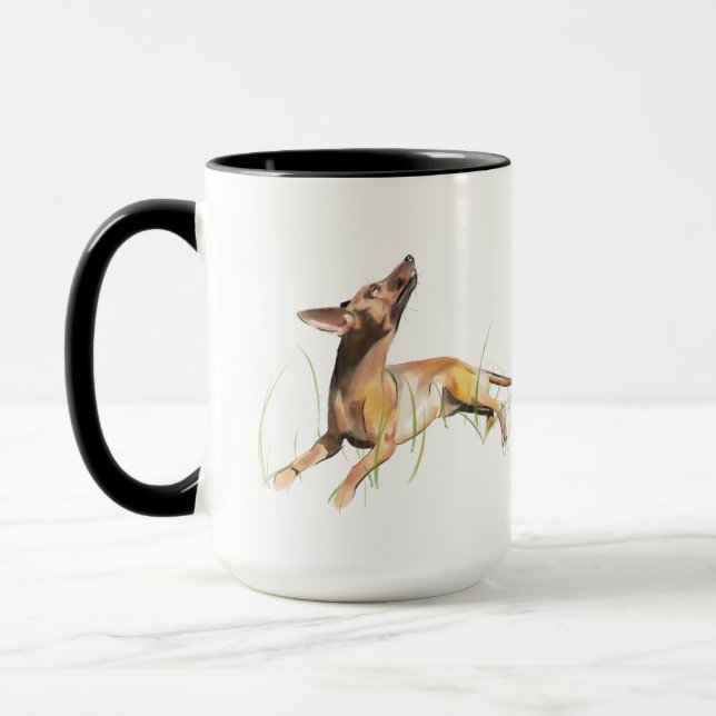 Taza Pinscher Miniatura, Café de Mamá Perro (Izquierda)