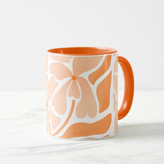 Taza pintada a mano con diseño artístico