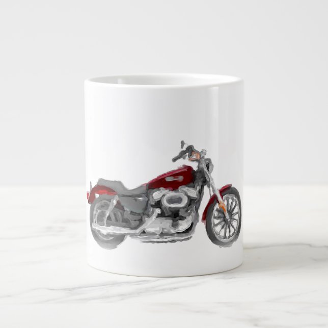 Taza pintada a mano del cepillo del arte de Harley (Frente)