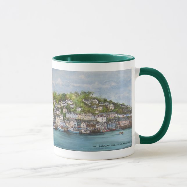 Taza pintada de Looe de Kait Ballantyne (Derecha)