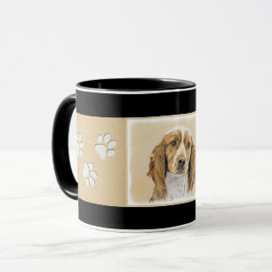 Taza Pintado español de Springer galesa - Arte de perro