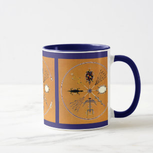 Taza Pintando arena, tribu nativa estadounidense