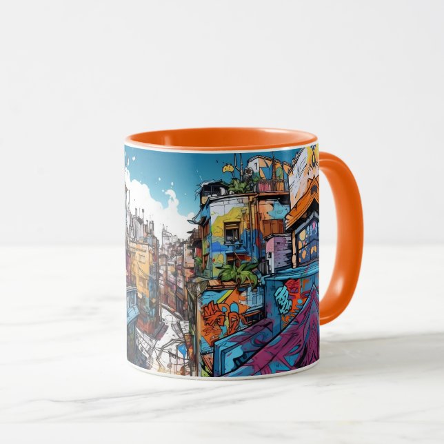 Taza Pintar la ciudad (Anverso derecho)