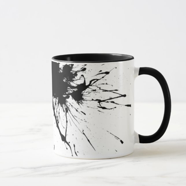 Taza Pinte la salpicadura (Derecha)