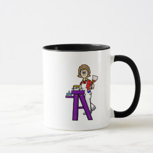 Taza Pintora profesional femenina Mug