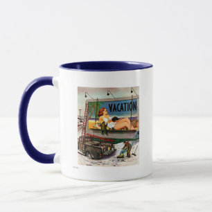 Taza Pintores de la cartelera en invierno de Stevan