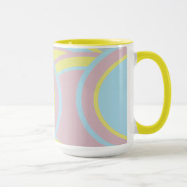 Taza Pintura abstracta moderna de Pastel
