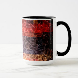 Taza Pintura abstracta puesta de sol infinita