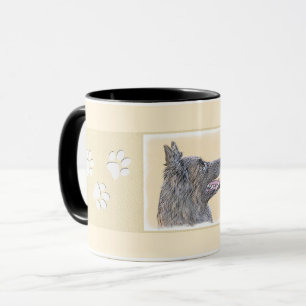Taza Pintura belga de tervuren - Arte típico de perro o