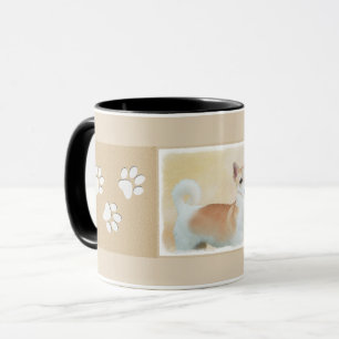 Taza Pintura canaense de perro - Arte original de perro