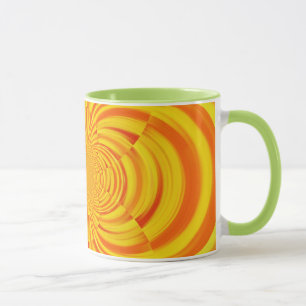 TAZA PINTURA COLORIDA DE RAINBOW SWIRL