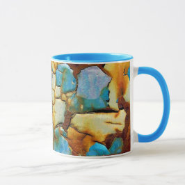 Taza Pintura con grietas