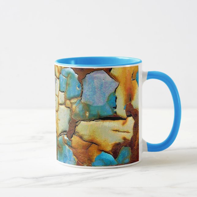 Taza Pintura con grietas (Derecha)