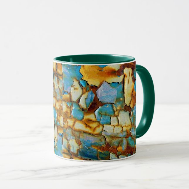 Taza Pintura con grietas (Anverso derecho)