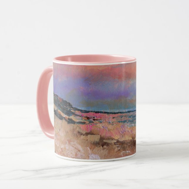 Taza Pintura de Bella Artes de playa (Anverso izquierdo)
