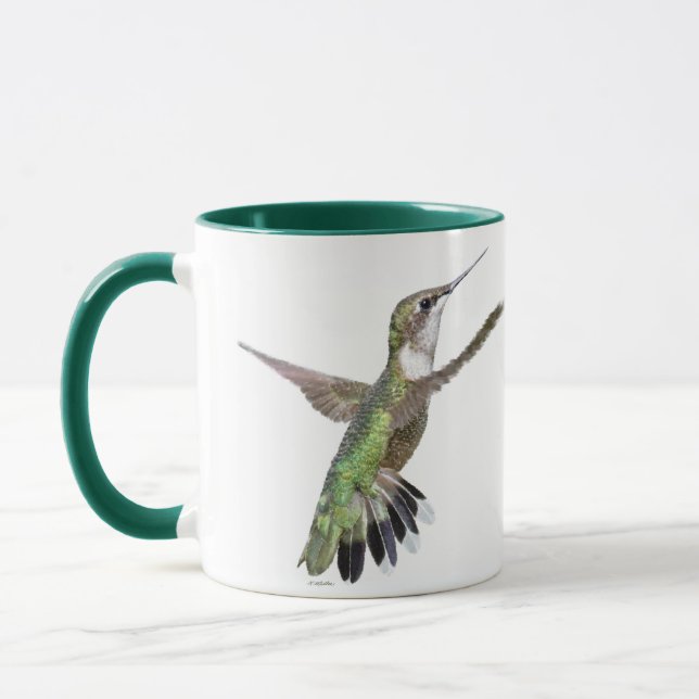 Taza Pintura de berlinés de colibrí (Izquierda)