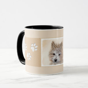 Taza Pintura de Cachorro de Cairn Terrier - Arte Perro