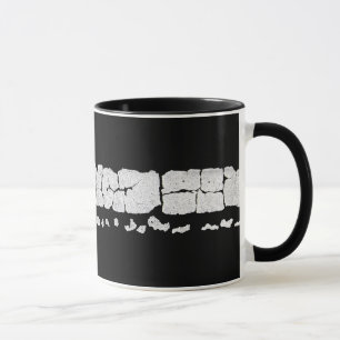 Taza Pintura de carretera con grietas