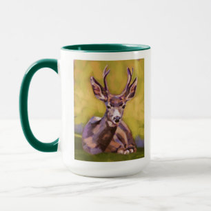 Taza Pintura de Ciervo - Regalo para Amantes de los Ani