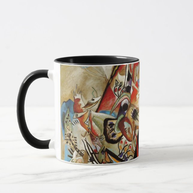 Taza Pintura de composición abstracta de Kandinsky (Izquierda)