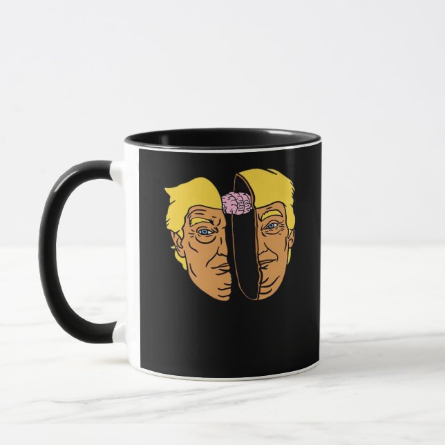 Taza Pintura de Donald Brain Trumpkin (Izquierda)