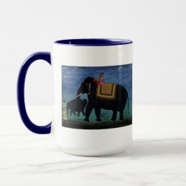 Taza Pintura de elefante