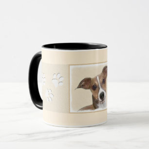 Taza Pintura de Greyhound italiana - Arte Perro Origina