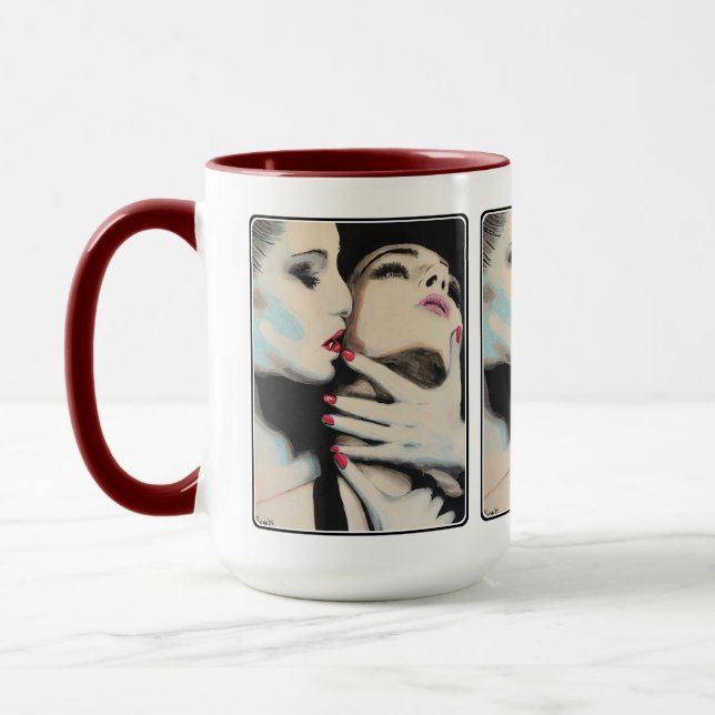 Taza Pintura de 'In Shadows' sobre una (Izquierda)