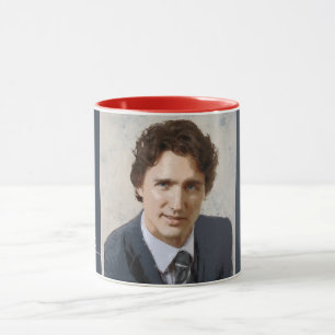 Taza Pintura de Justin Trudeau