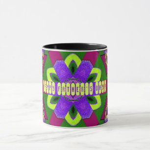 Taza Pintura de Kaleidoscope para el día del padre